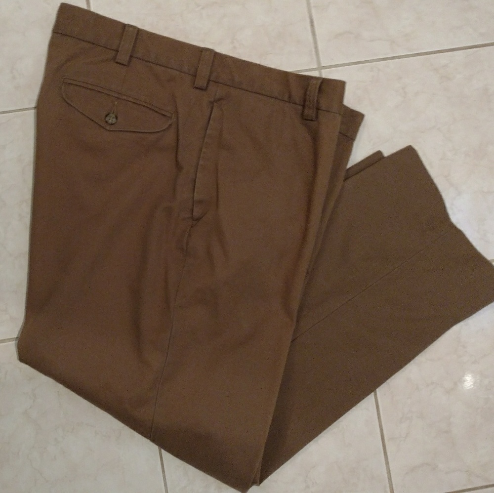 LL Bean men's cotton/cashmere blend pants 38x29.